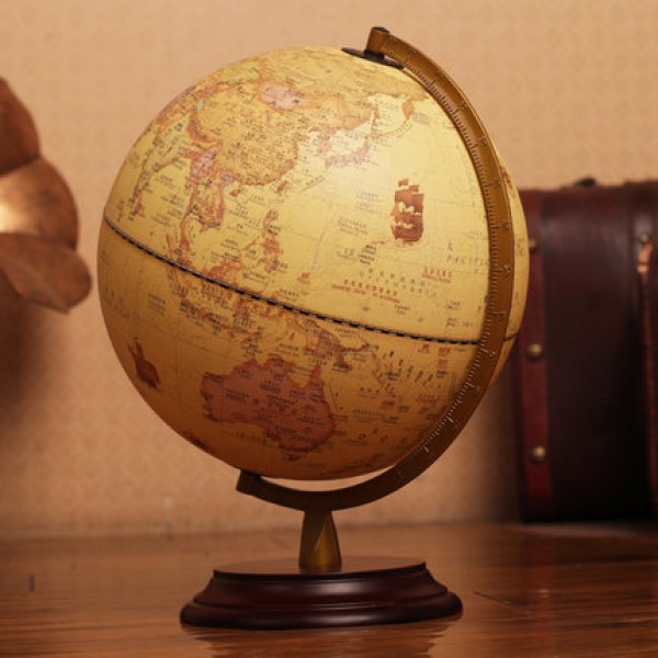 American vintage antique globe