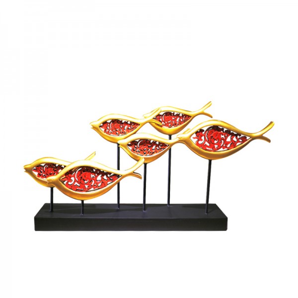 Every year, there are fish lucky ornaments New Chi...