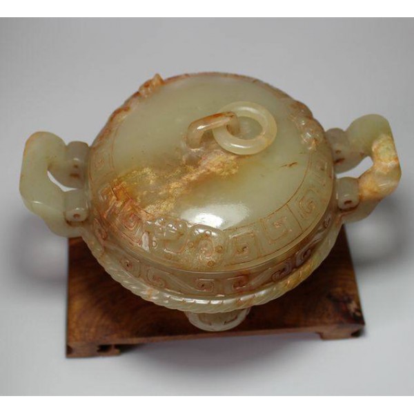 A pair of Hetian tripod